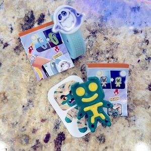 Halloween kinder egg toys collectible HALLOWEEN ghost bracelet mummy toys glow